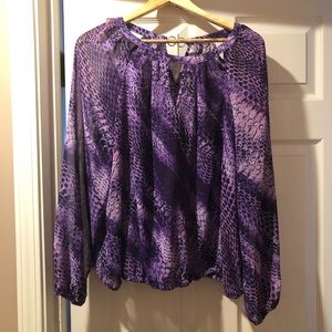 Sheer Purple top- NEW